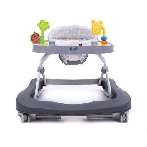 4BABY hodalica Walk’n Push Dark Grey slika 1