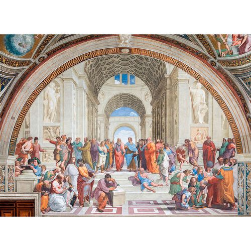 Vatican Museum Raffaello School of Athens puzzle 1000 kom slika 1