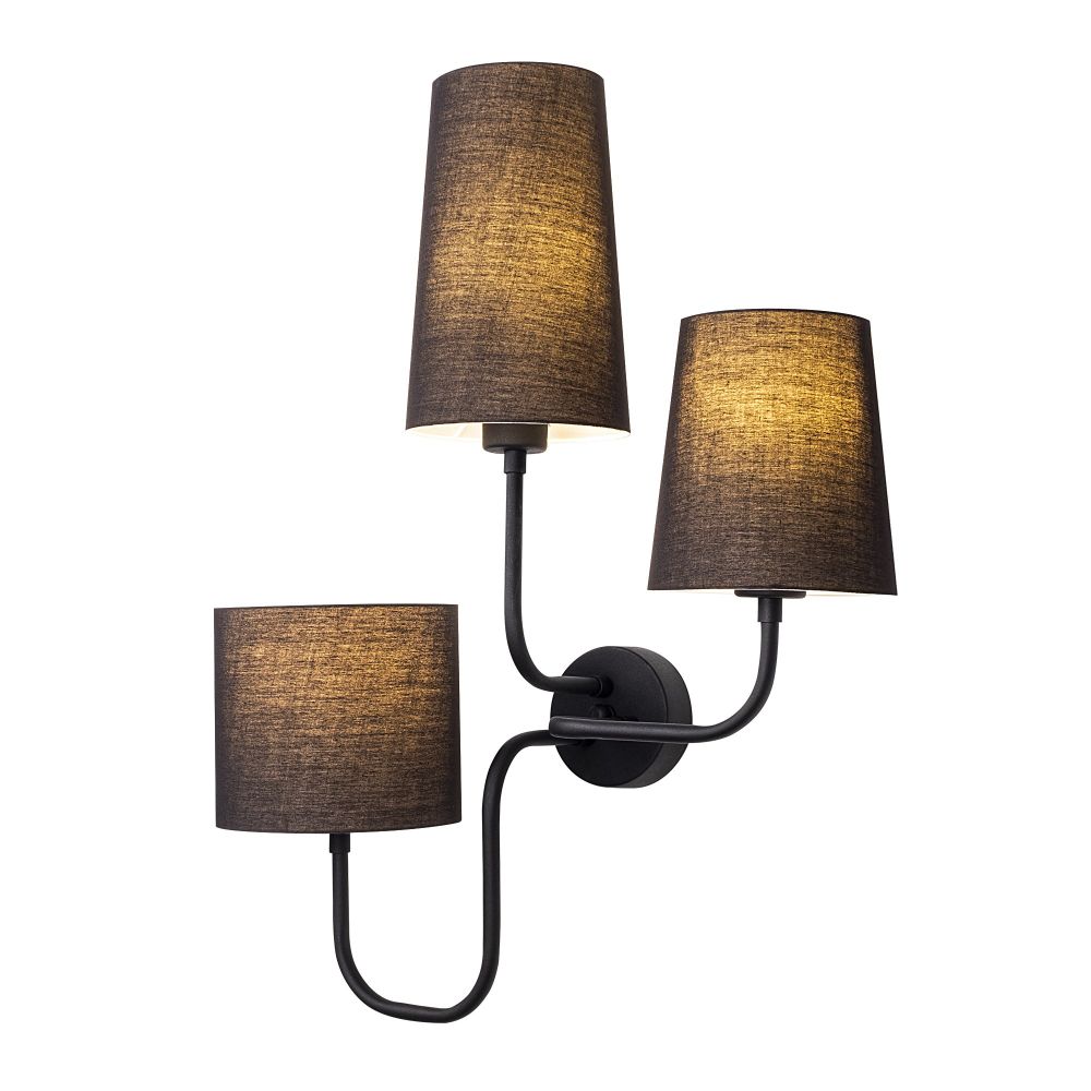 Çatal - Crna Zidna Lampa 3571 slika 5