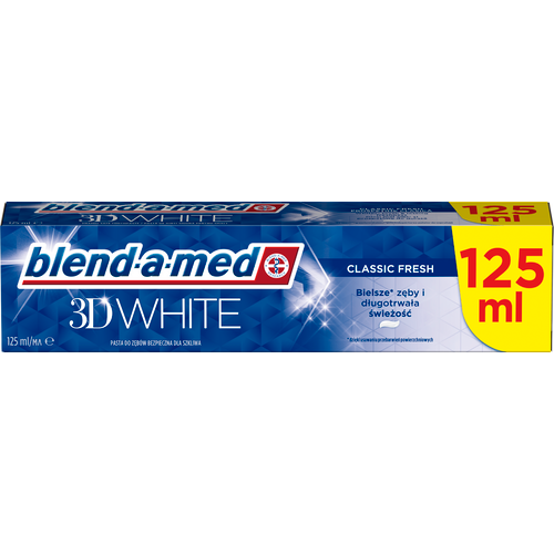 Blend a Med pasta za zube 3DW Classic fresh 125ml slika 1