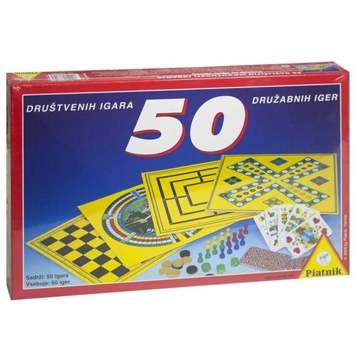 Piatnik Set 50 društvenih igara slika 1