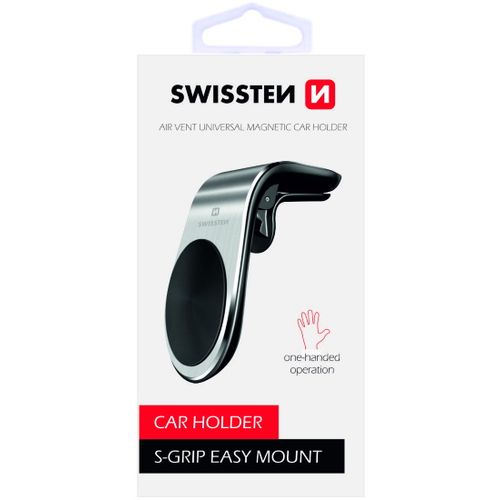 SWISSTEN držač za mobitel, magnetski, za ventilaciju S-GRIP EASY MOUNT slika 1