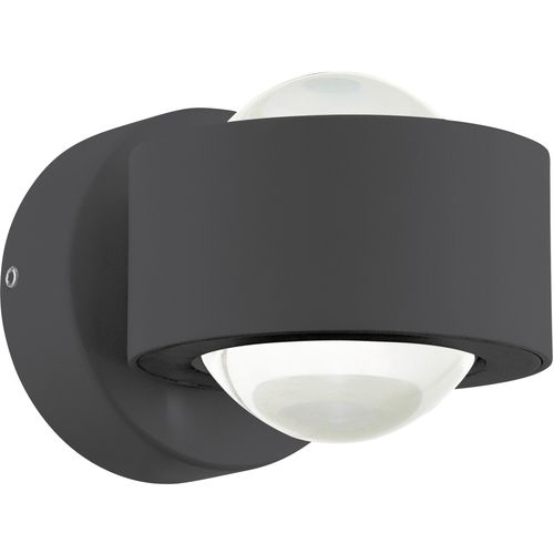 Eglo Treviolo vanjska zidna/2, led, 3w, 900lm, ip44, lijevani aluminij/antracit/ staklo  slika 1