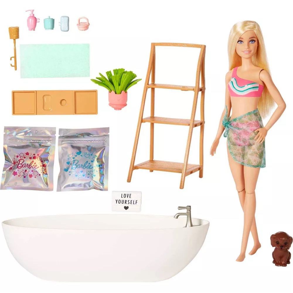 Barbie Set sa lutkom Self Care slika 1
