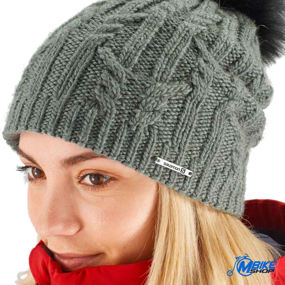 Salomon Zimska kapa Ivy Beanie Sedona Sage/Black slika 2