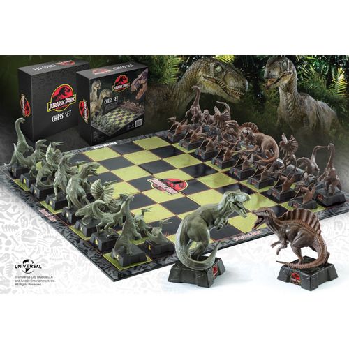 NOBLE COLLECTION - UNIVERSAL - JURASSIC PARK CHESS SET slika 1