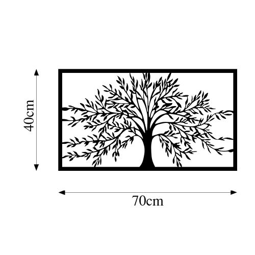 Wallity Metalna zidna dekoracija, Monumental Tree slika 5