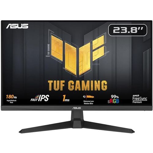 Asus TUF VG249Q3A Monitor 23.8" IPS 1920x1080 180Hz 1ms GtG HDMIx2 DP freesync VESA zvučnici crna slika 1