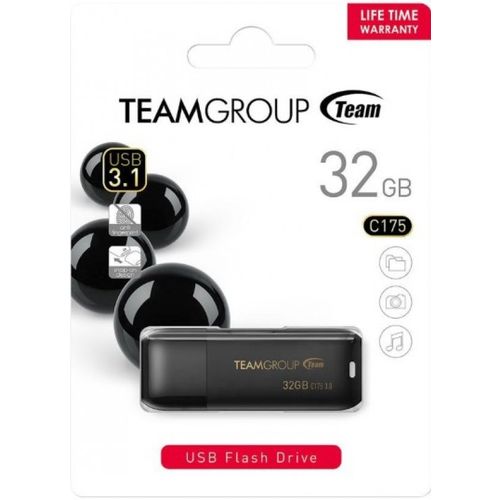 TeamGroup 32GB C175 USB 3.2 BLACK TC175332GB01 slika 3