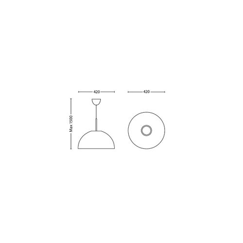 Philips viseća svjetiljka 40907/32/16 slika 2