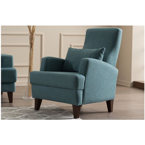 Atelier Del Sofa Fotelja wing KANA tirkizna, Kana Bergere - Turquoise slika 1