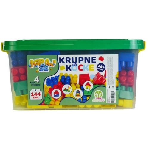 IGRAJ SE Krupne Kocke - 144 elemenata slika 2