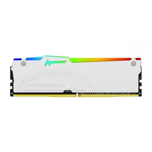 Kingston DIMM DDR5 32GB (2x16GB kit) 6800MT/s KF568C34BWEAK2-32 FURY Beast White RGB EXPO slika 1