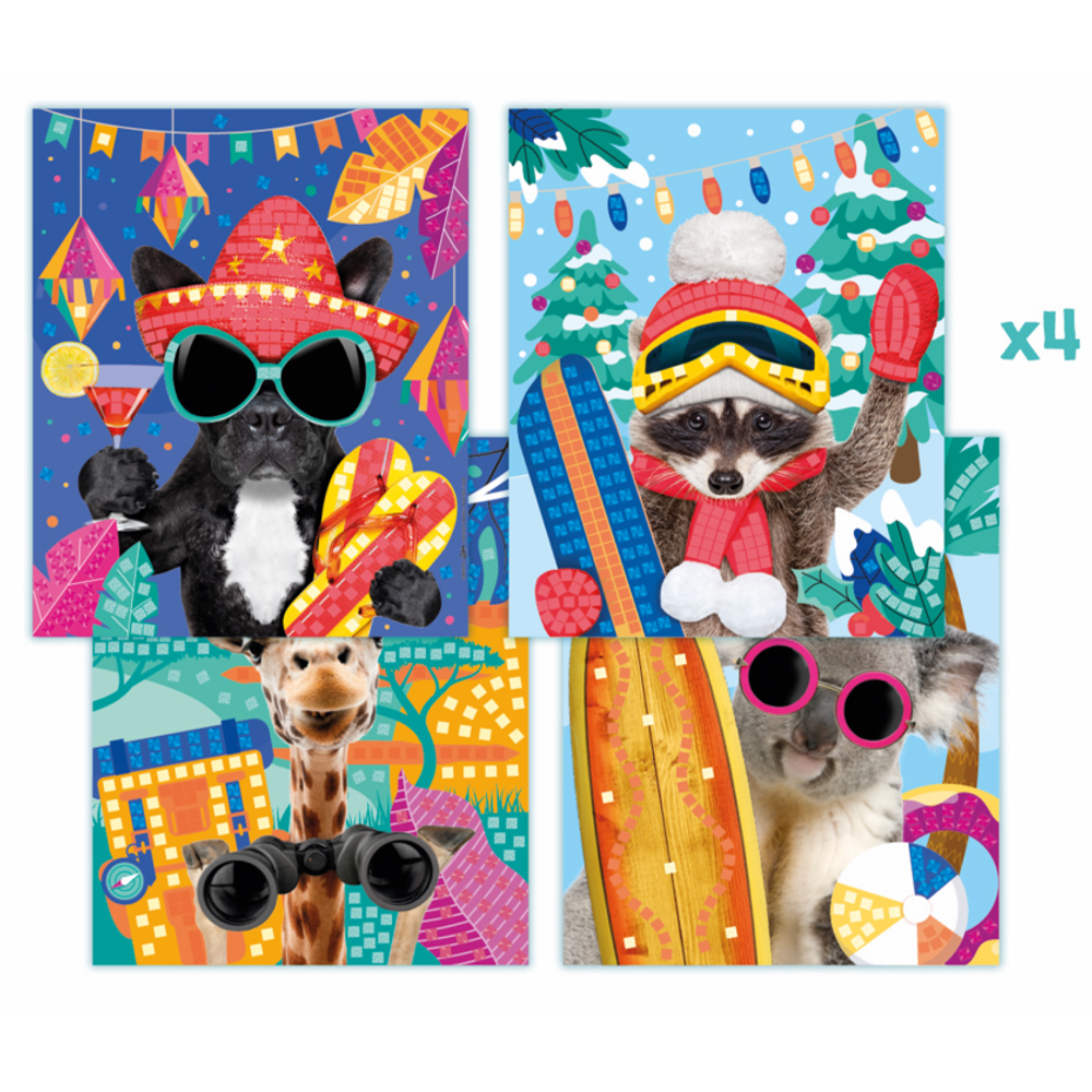 Maped Creativ Kreativni set Foto mozaik Adventure animals  slika 3