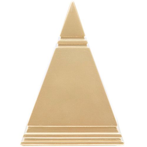 Mauro Ferretti piramida zlatna sa željezom cm 15x15x21 slika 4