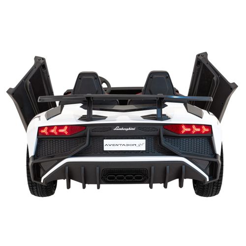 Licencirani auto na akumulator Lamborghini Aventador SV STRONG - dvosjed - bijeli slika 7