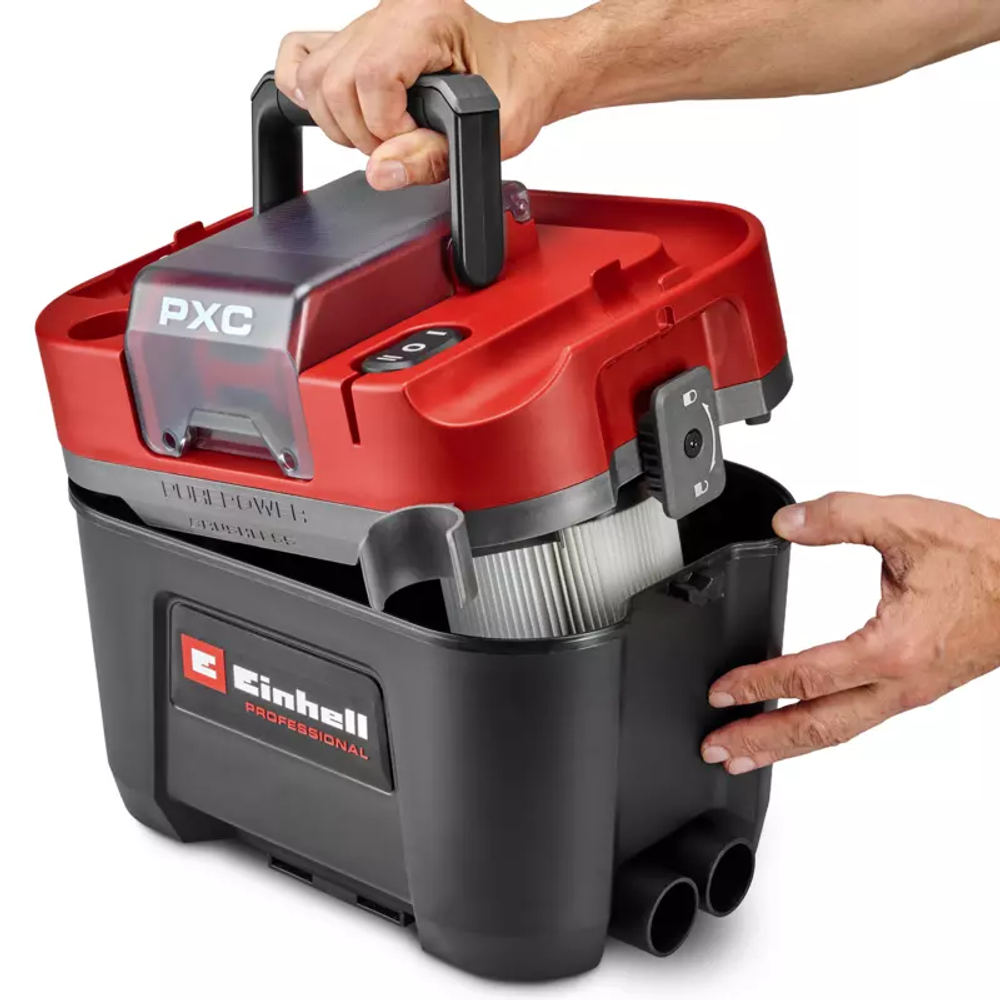 Einhell PROFESSIONAL aku suho/mokro usisavač TP-VC 18/10 Li BL L - Solo slika 6