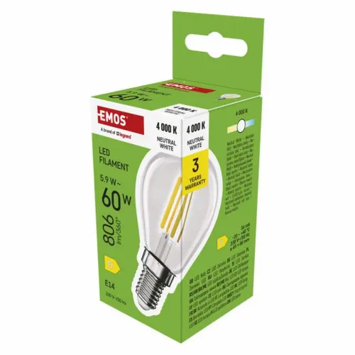 Led sijalica Filament Mini Globe 5,9W(60W) 806lm E14 NW Emos ZF1D43 slika 1