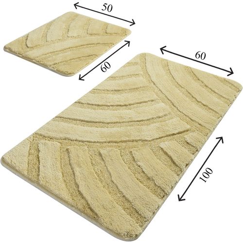 Alya - Stone Stone Acrylic Bathmat Set (2 Pieces) slika 3