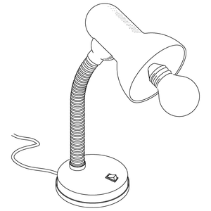 Eglo Basic stolna lampa/1 prilagodljiva plava 