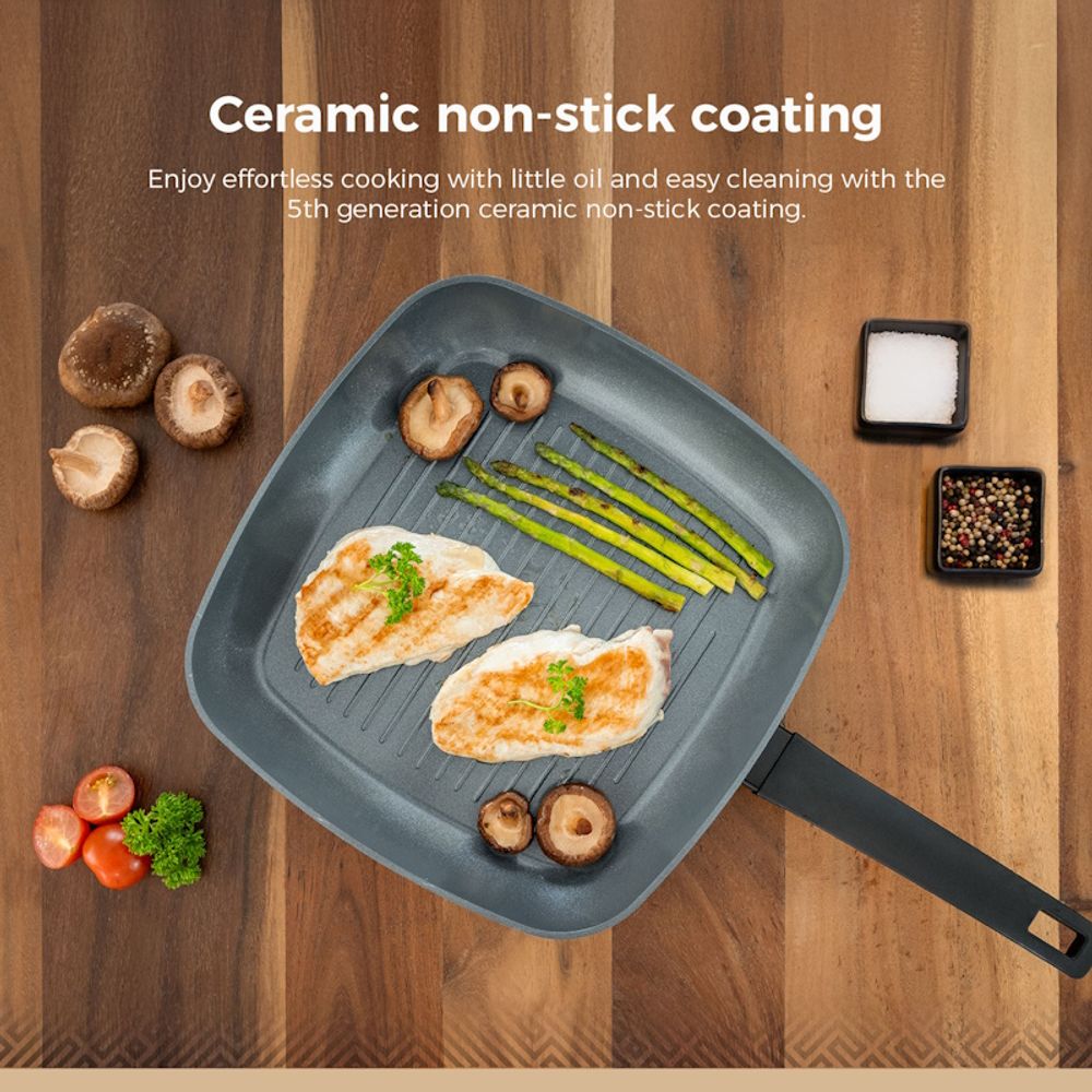 BE Living Grill tava Delight Black 28 cm slika 6