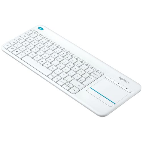 Bežična tipkovnica Logitech K400 Plus s touchpadom, bijela (Unifying, SLO gravura) slika 2