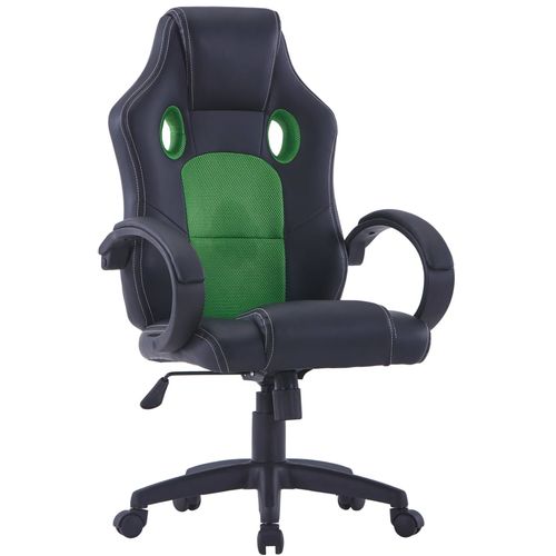 Igraća stolica od umjetne kože zelena slika 24