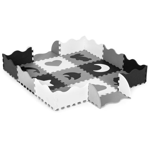 Ecotoys edukativna puzzle podloga za igru crno-bijela 25kom. slika 4
