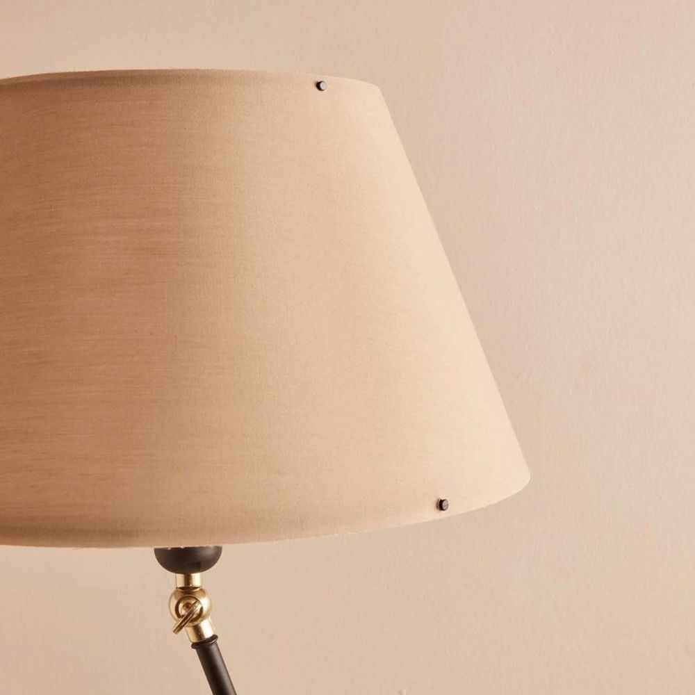 AYD-3480 Krem Crna Podna Lampa slika 2