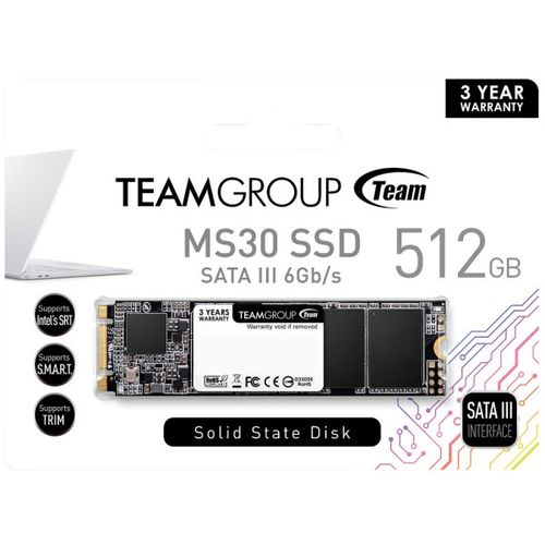 TeamGroup M.2 2280 512GB MS30 NGFF SSD SATA3 530/430MB/s TM8PS7512G0C101 slika 4