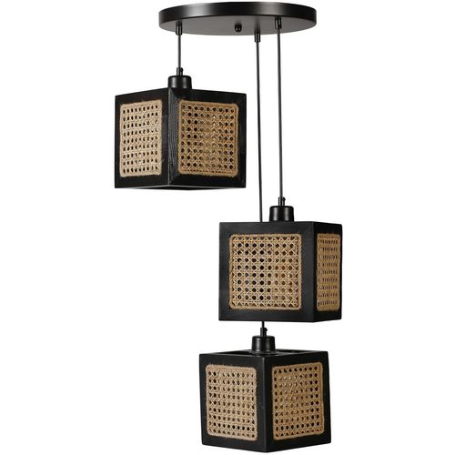 Kumsal 8701-3 Rattan
Black Chandelier slika 1