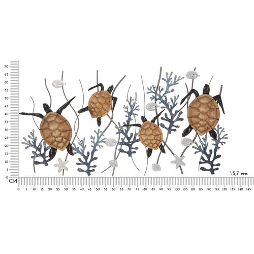 Mauro Ferretti Zidna dekoracija TURTLE 132,7x5,7x69,9 cm slika 6