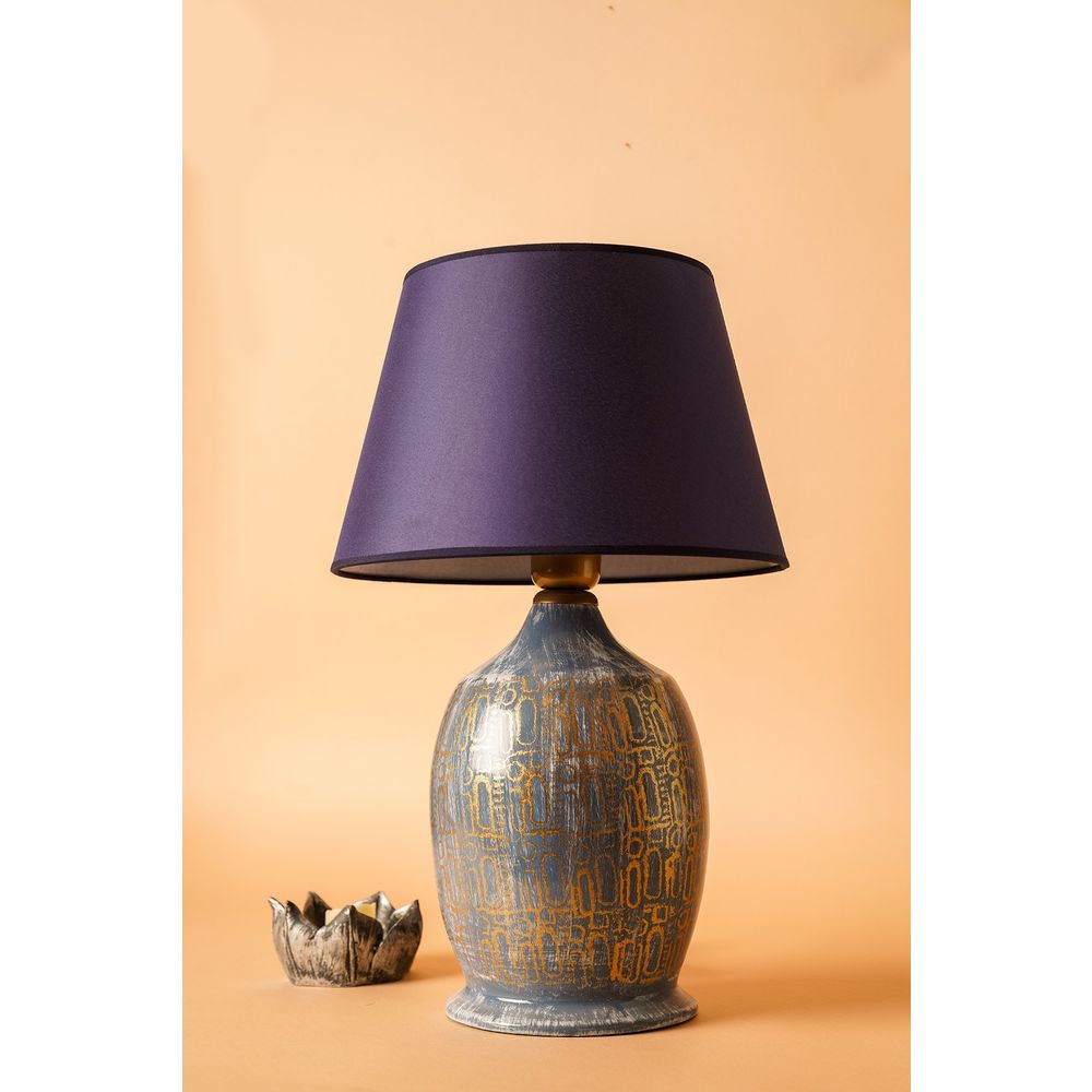 Stolna Lampa YL532 u Plavo-Zlatnoj Boji slika 1