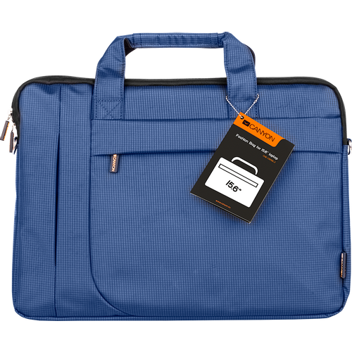 Canyon Fashion toploader Bag for 15.6" laptop, Blue slika 1