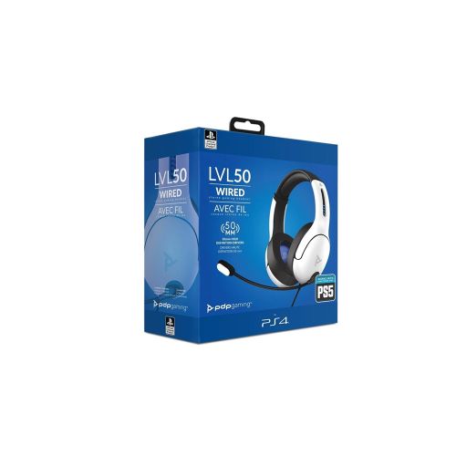 PS4/PS5 Wired Headset LVL50 White slika 3