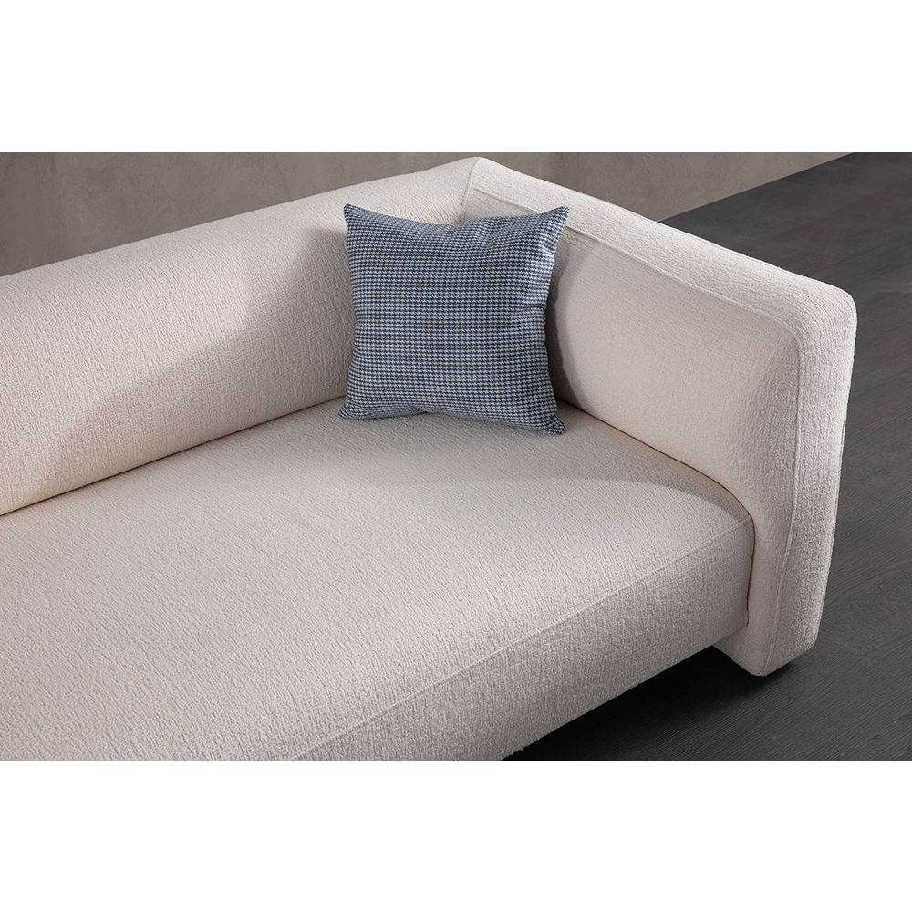Sofa za tri osobe Rena - bijela boja slika 4