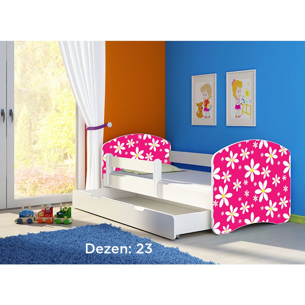 ACMA Dječiji krevet Acma II sa ladicom White - 180x80cm - Dezen 23 slika 2