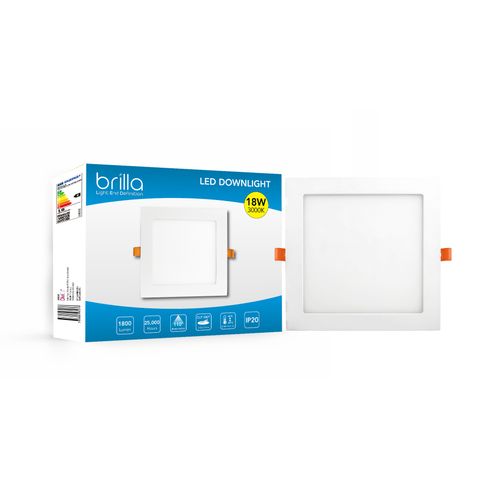 LED SLIM UGRADBENI PANEL KVADRATNI 18W slika 2