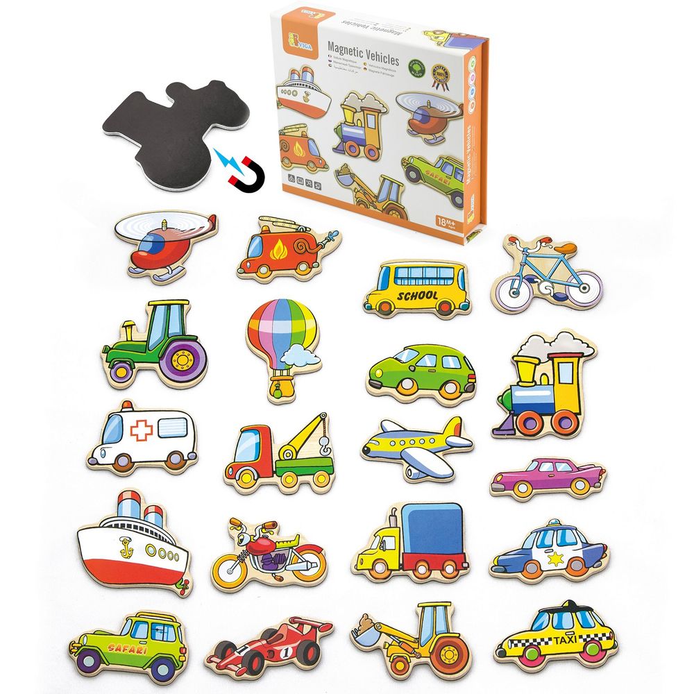 Viga set drvenih magneta za vozila slika 10