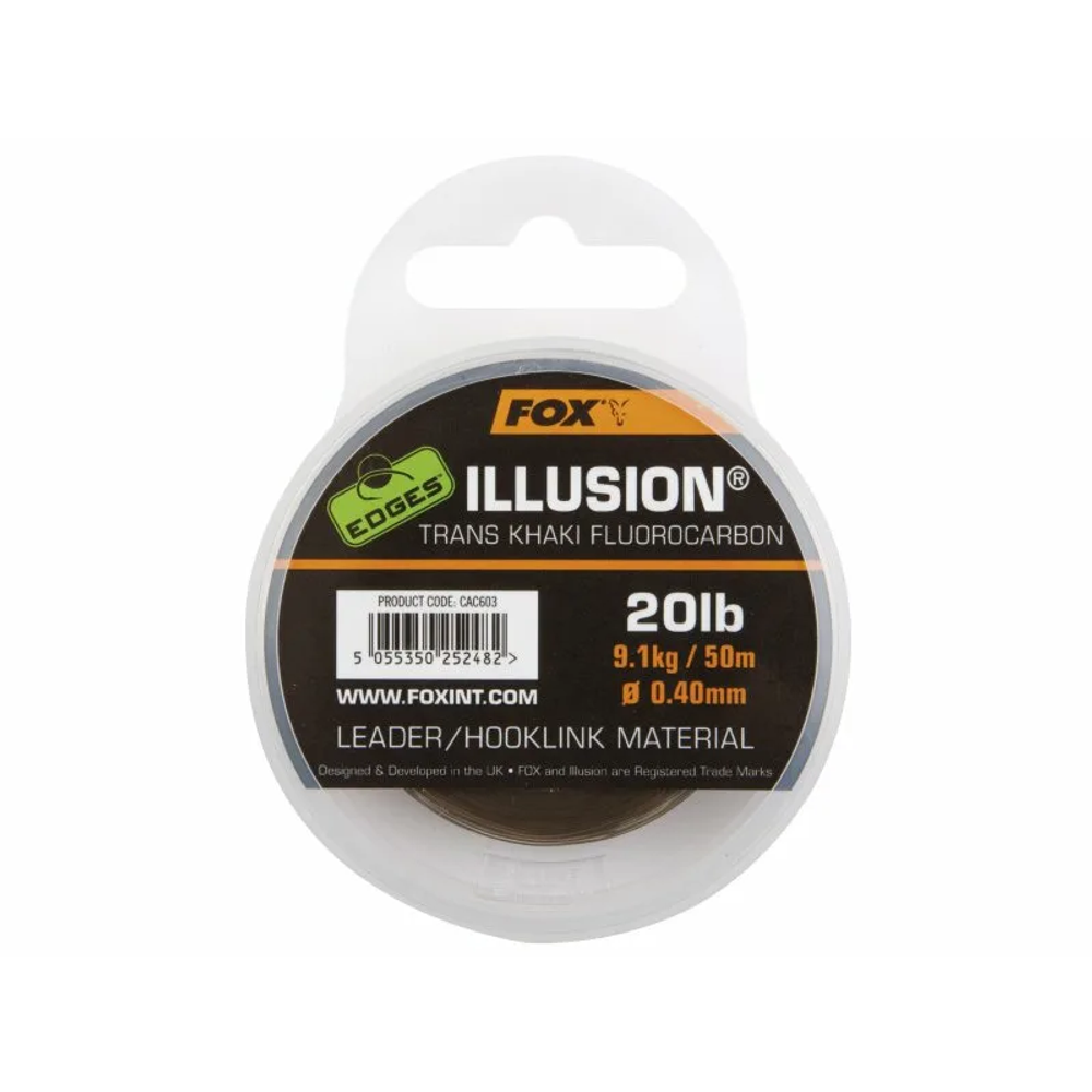Fox Edges Illusion Flurocarbon Leader 0.40mm (CAC603) slika 1
