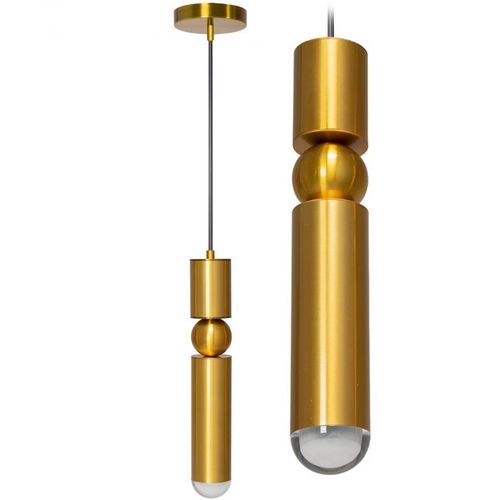 TOOLIGHT Stropna viseća svjetiljka metalna zlatna APP470-1CP slika 1