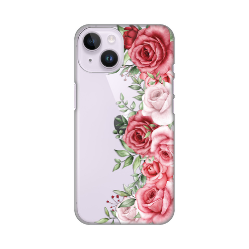 Torbica Silikonska Print Skin za iPhone 14 6.1 Wild Roses slika 1