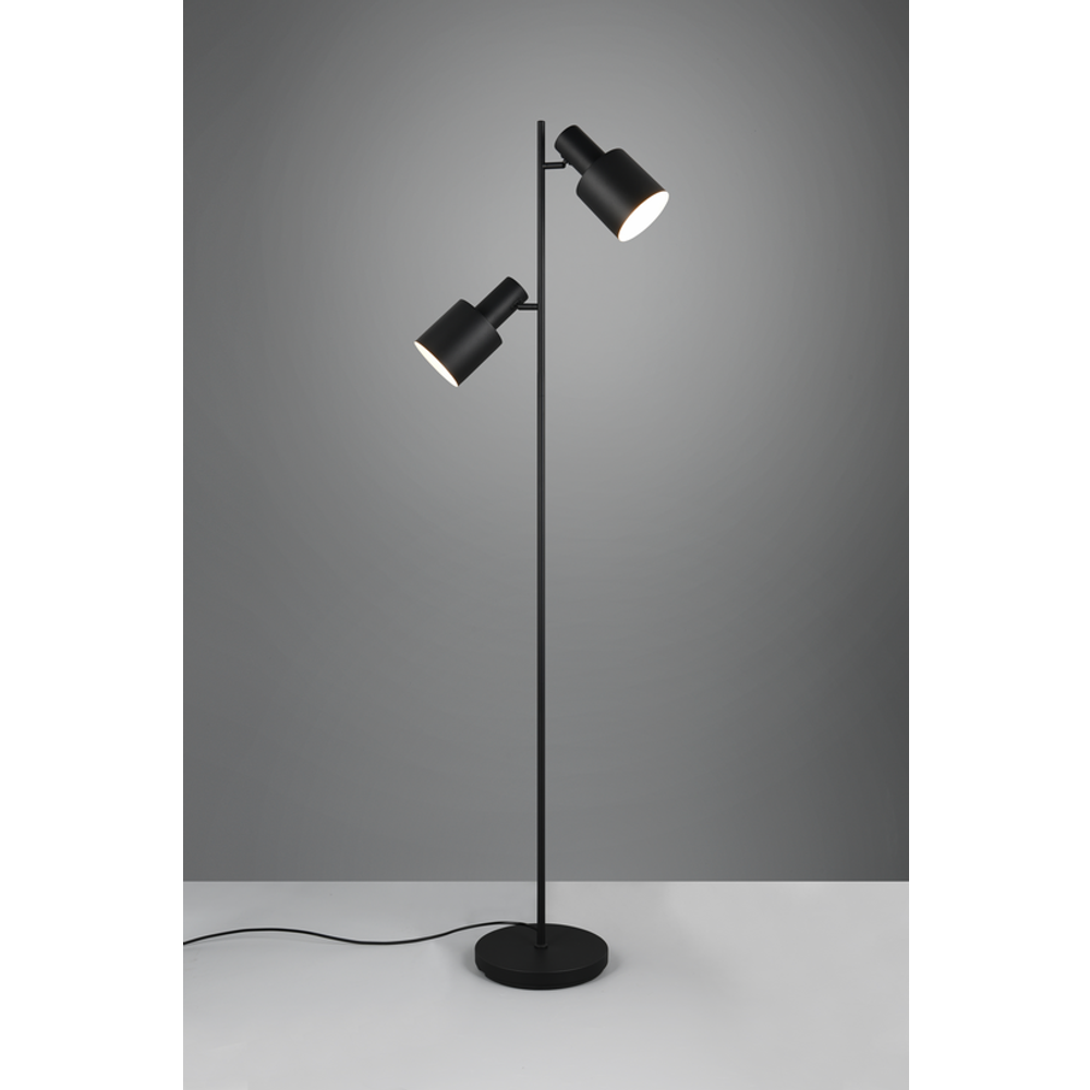Trio Lightning podna lampa AGUDO, 2 x E27, crna mat slika 3