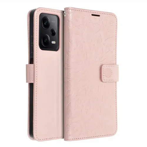 MEZZO Book case preklopna torbica za XIAOMI Redmi NOTE 12 PRO 5G – mandala rose gold slika 2