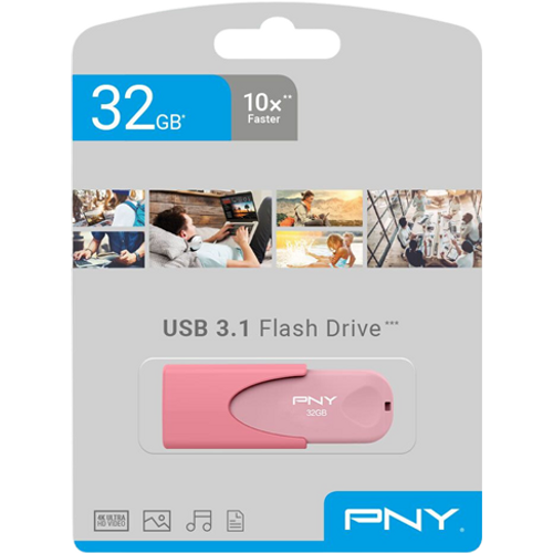 USB stick PNY Attaché 4, 32GB, USB3.1, pink slika 1