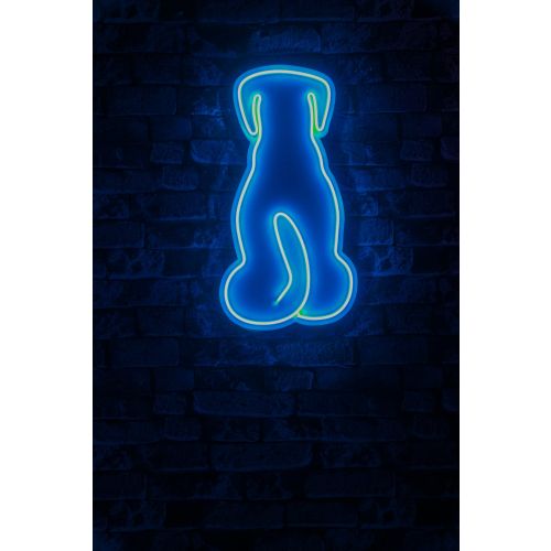 Wallity Ukrasna plastična LED rasvjeta, Doggy - Blue slika 10