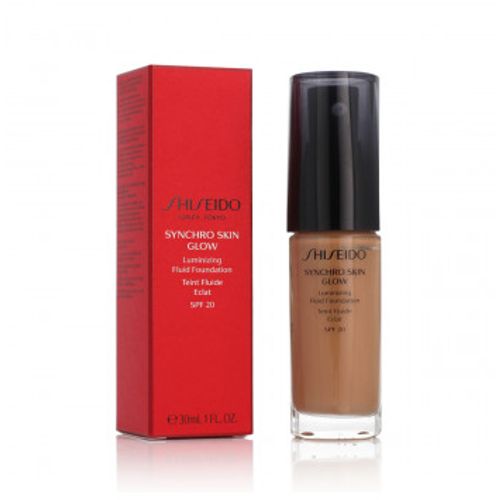 Shiseido Synchro Skin Glow Luminizing Fluid Foundation SPF 20 (Golden 5) 30 ml slika 1