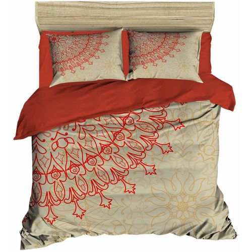 434 Red
Gold
Beige Double Quilt Cover Set slika 1