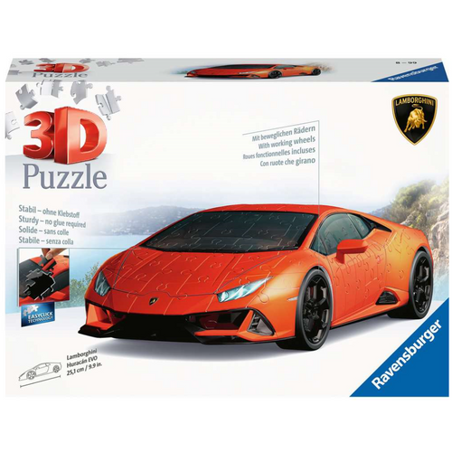 Ravensburger 3D Puzzle Lamborghini Huracan - 108 komada slika 1