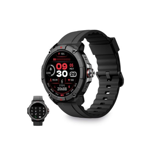 KSIX, smartwatch Compass, GPS, 1.38” zaslon, 7 dana aut., glasovni asistent,crni slika 8